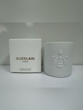 Guerlain Paris White Embossed Bee Scented Candle